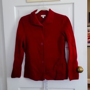 Talbott knit blazer cardigan